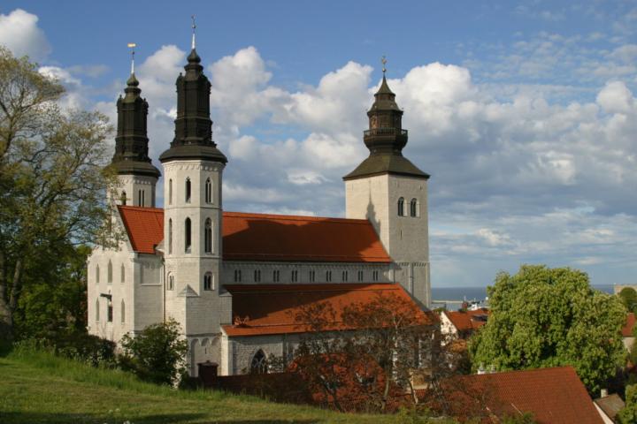 Visby domkyrka, även S:ta Maria kyrka.