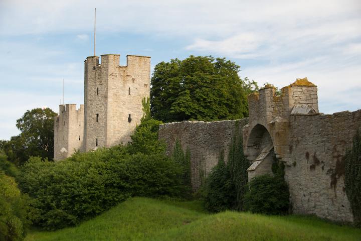 Tranhustornet (The Fish Oil Tower) in the Ringmur (City Wall), Visby, Sweden