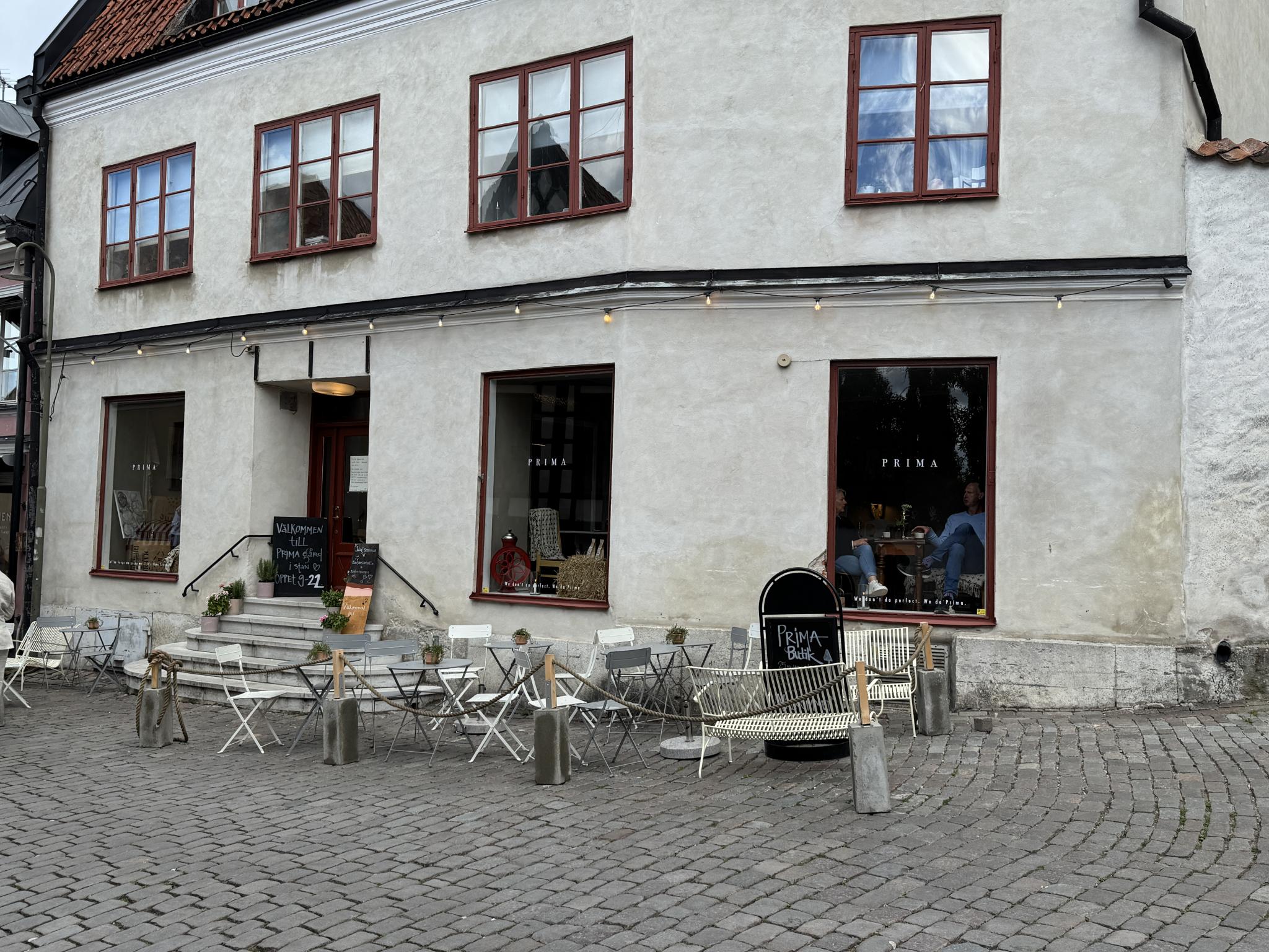 Södra Kyrkogatan 6, Prima Rosteri & Vinbar. Foto 2025 GA.